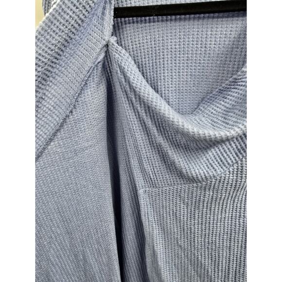 Chicos Cardigan Sweater Medium Pockets Waffle Knit Textured Wrap Normcore Office - Picture 11 of 12